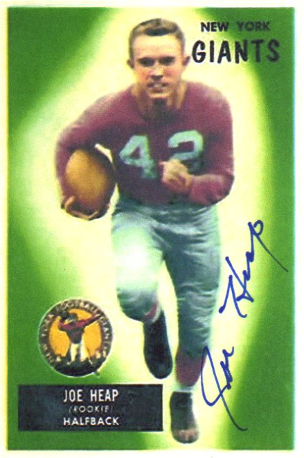 Joe Heap - New York Giants