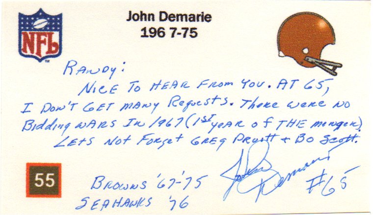 John Demarie - Cleveland Browns