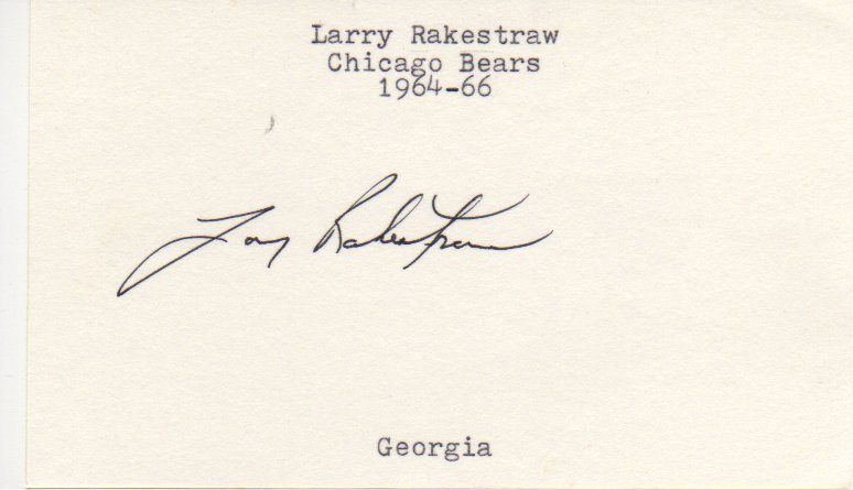 Larry Rakestraw - Chicago Bears
