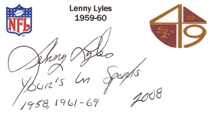 Lenny Lyles - Baltimore Colts