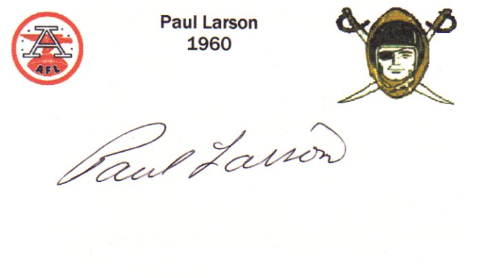 Paul Larson - Chicago Cardinals