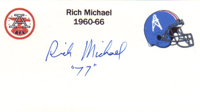Rich Michael - Houston Oilers