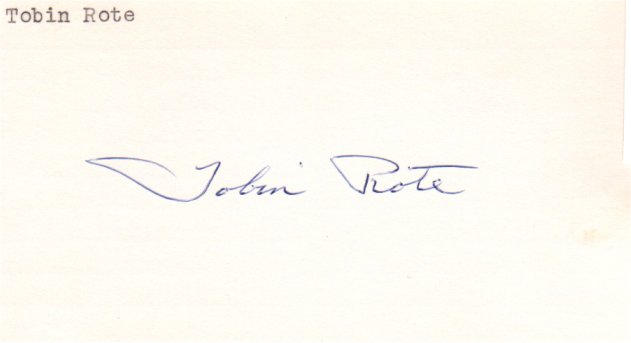 Tobin Rote - Green Bay Packers