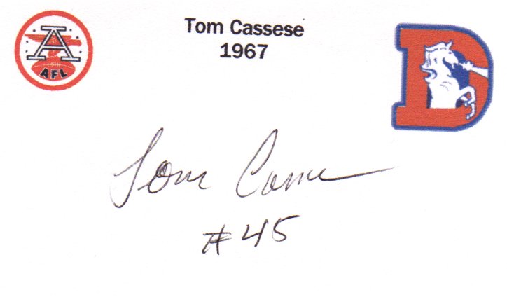 Tom Cassese - Denver Broncos