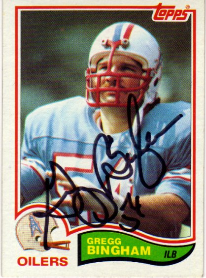 Gregg Bingham - Houston Oilers