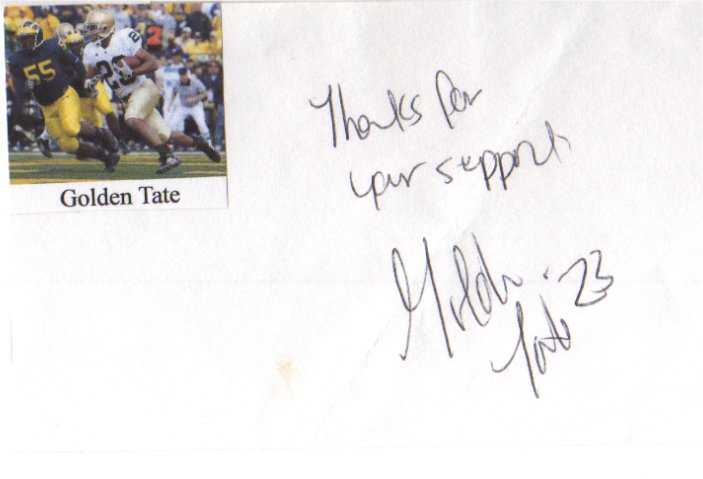 Golden Tate - Notre Dame Fighting Irish