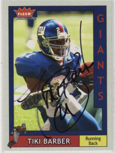 Tiki Barber - New York Giants