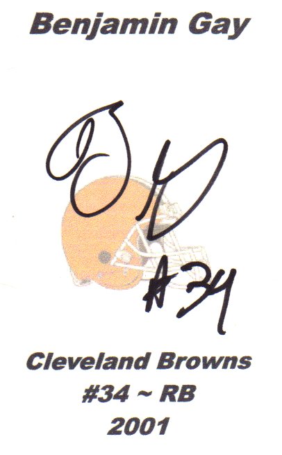 Benjamin Gay - Cleveland Browns