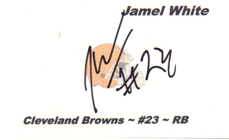 Jamel White - Cleveland Browns