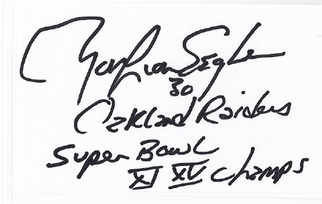 Mark Van Eeghen - Oakland Raiders