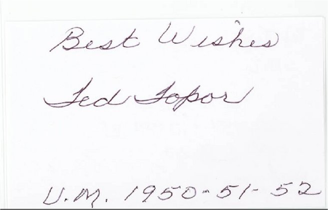 Ted Topor - Detroit Lions