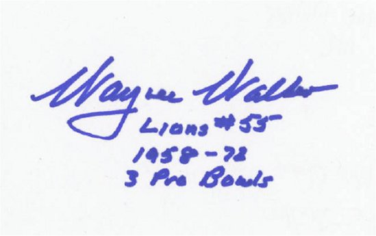 Wayne Walker - Detroit Lions