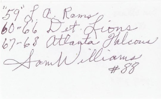 Sam Williams - Los Angeles Rams