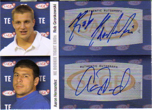 Aaron Hernandez / Rob Gronkowski - New England Patriots