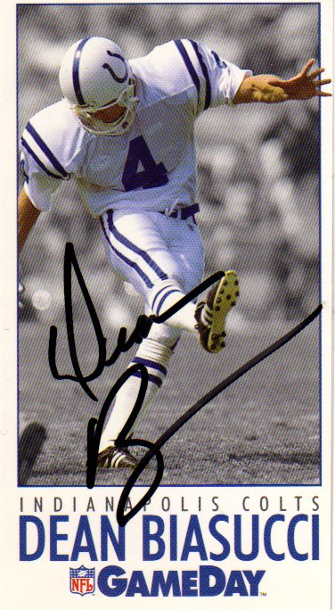 Dean Biasucci - Indianapolis Colts