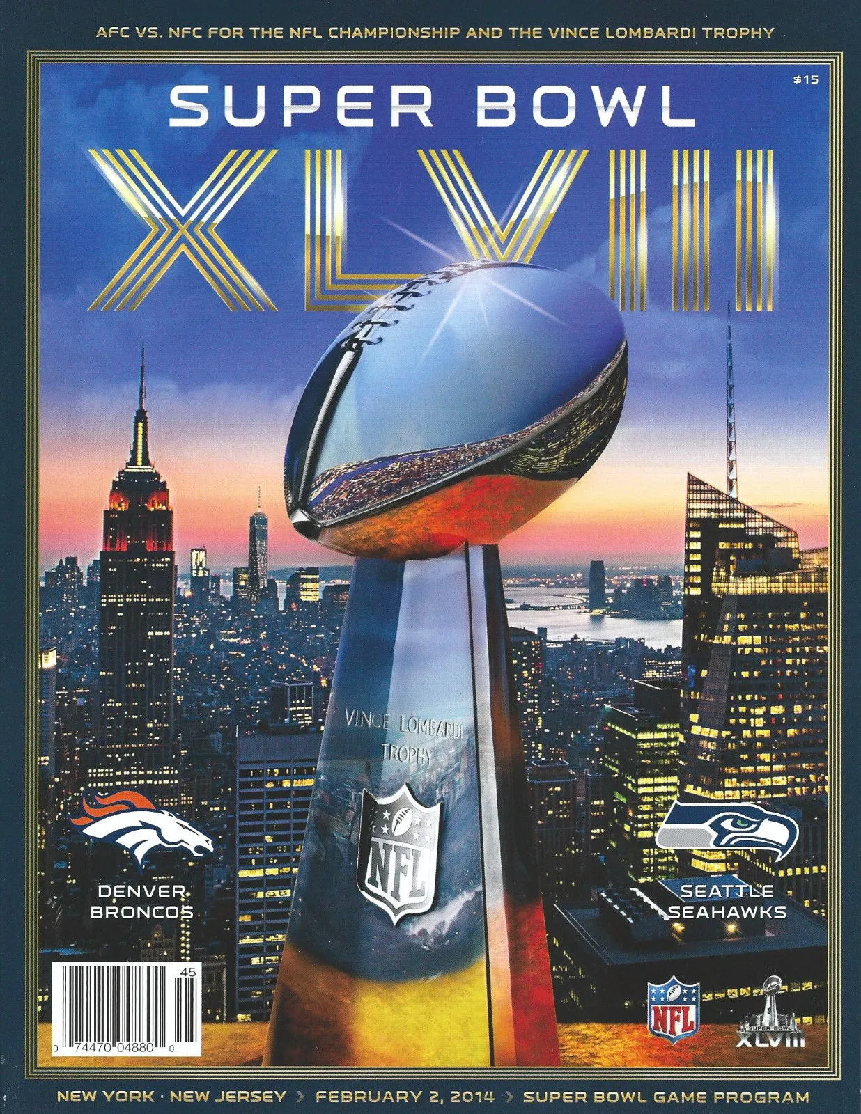 Super Bowl PR         Program