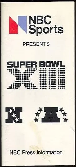 Super Bowl PR         Program