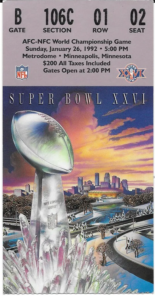 Super Bowl T          Ticket