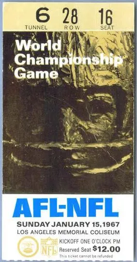 Super Bowl T          Ticket