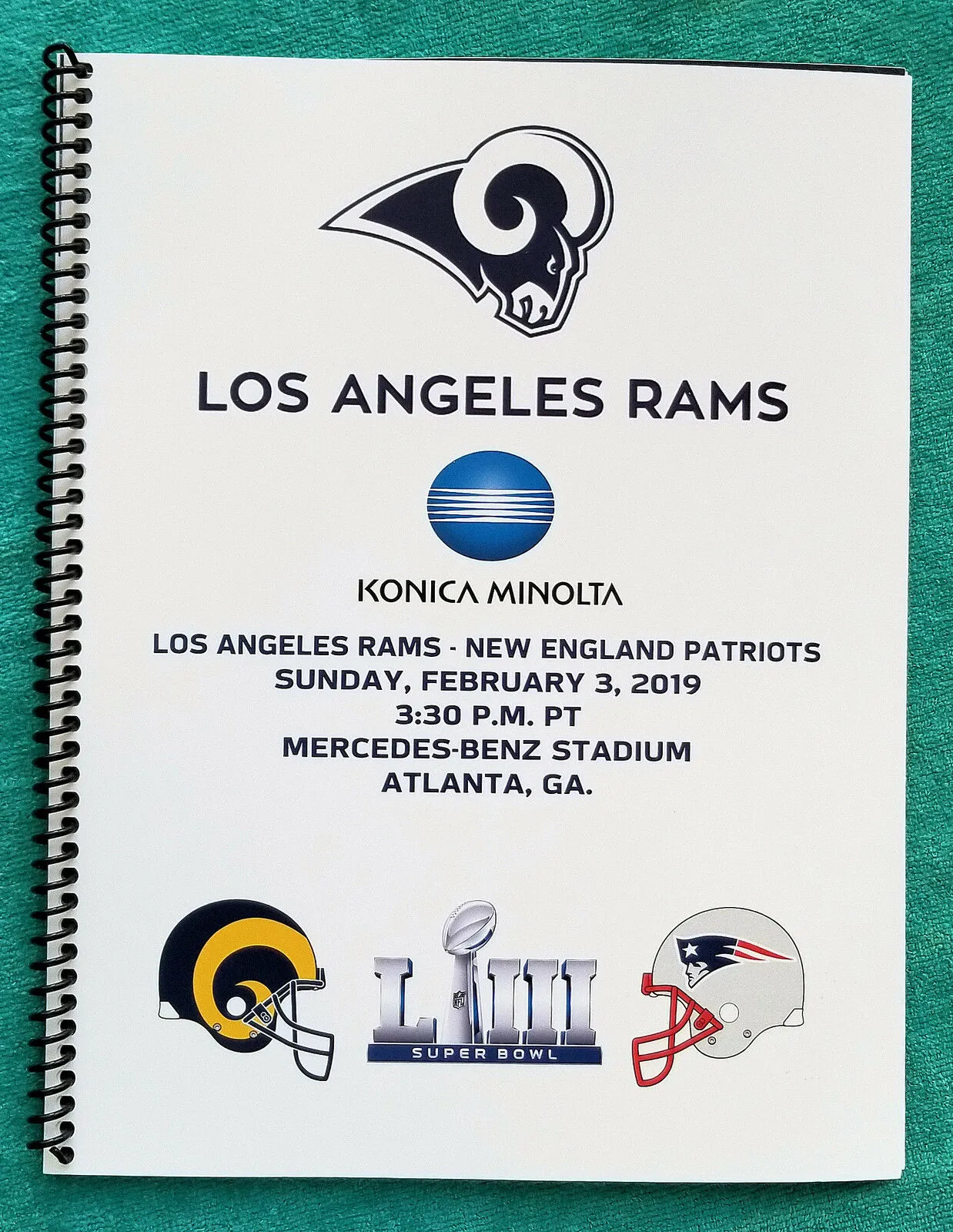 Super Bowl PR         Program