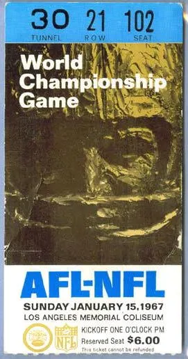 Super Bowl T          Ticket