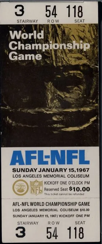 Super Bowl T          Ticket