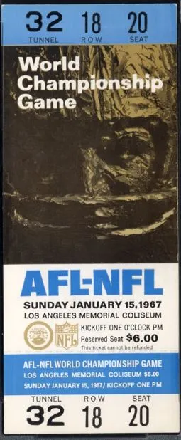 Super Bowl T          Ticket