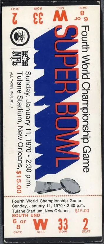 Super Bowl T          Ticket