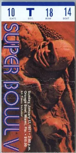 Super Bowl T          Ticket