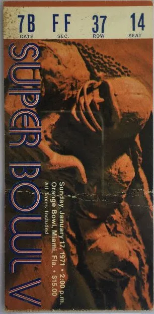 Super Bowl T          Ticket