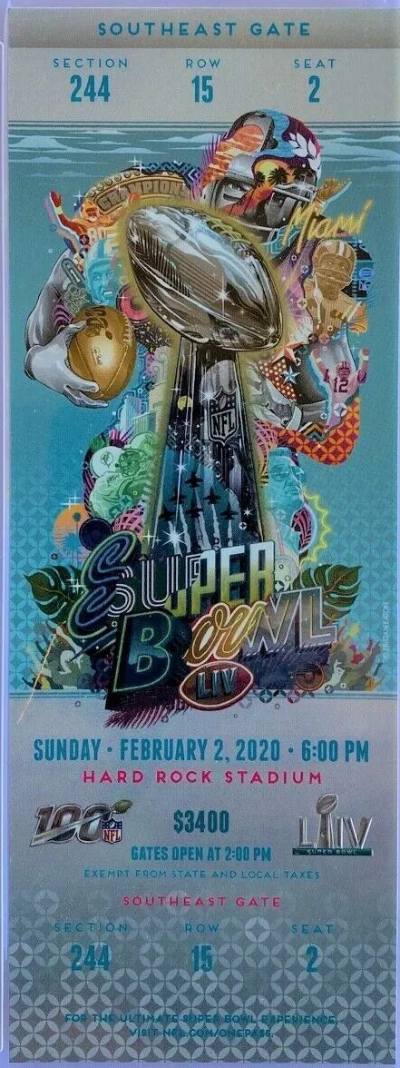 Super Bowl T          Ticket