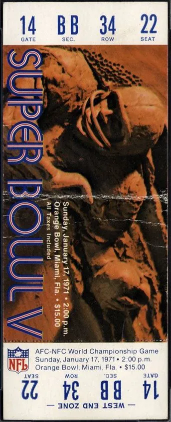 Super Bowl T          Ticket