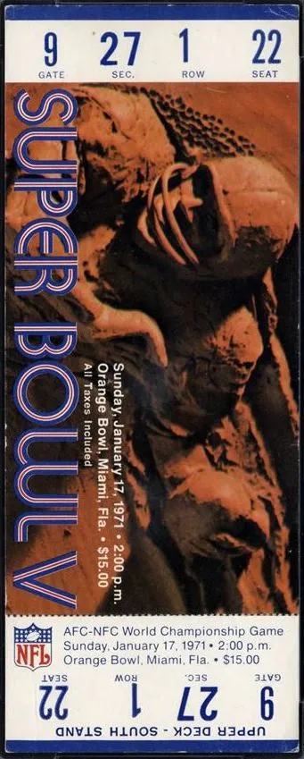 Super Bowl T          Ticket