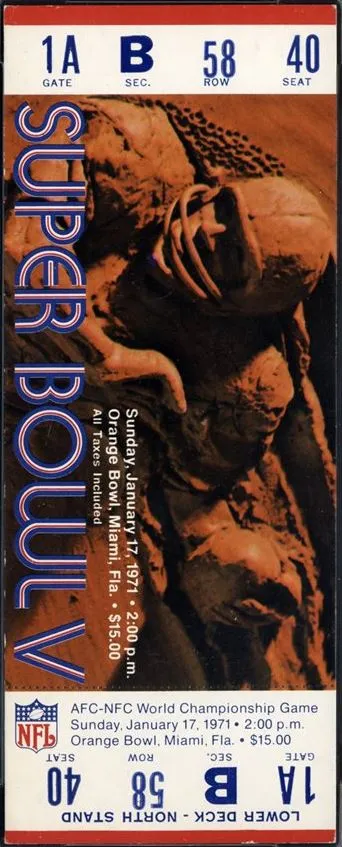 Super Bowl T          Ticket