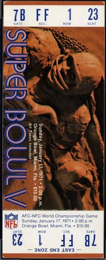 Super Bowl T          Ticket