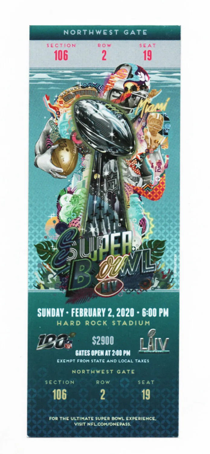 Super Bowl T          Ticket