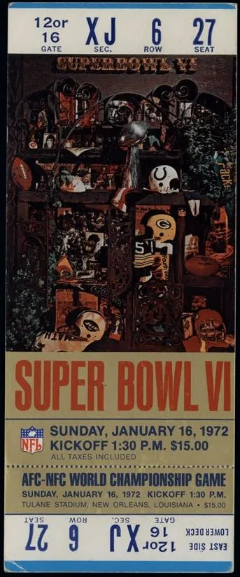 Super Bowl T          Ticket