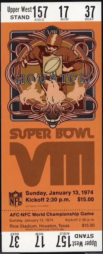 Super Bowl T          Ticket