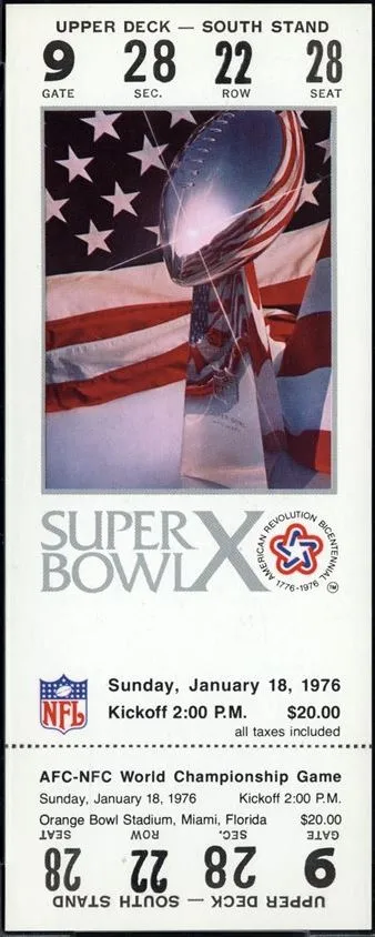 Super Bowl T          Ticket