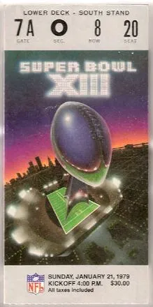 Super Bowl T          Ticket