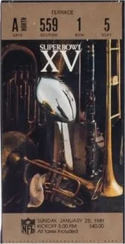 Super Bowl T          Ticket