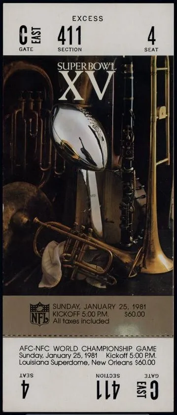 Super Bowl T          Ticket