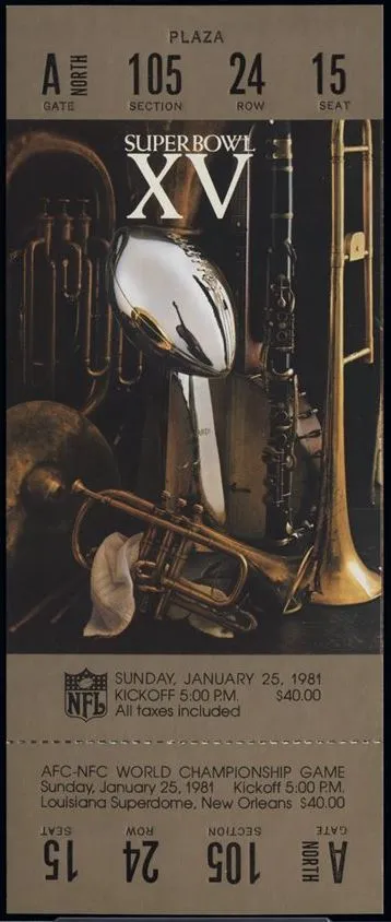 Super Bowl T          Ticket