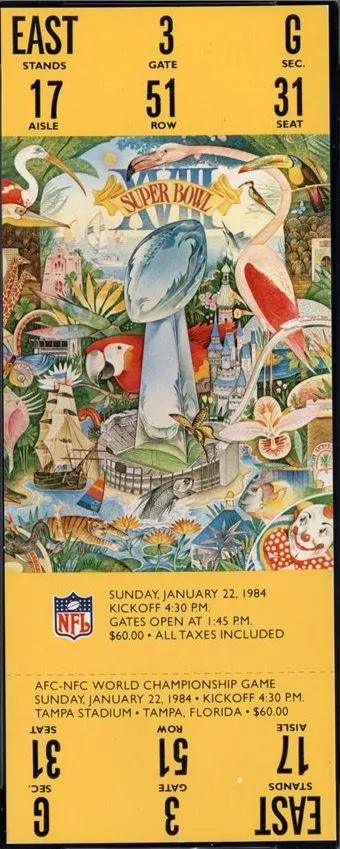 Super Bowl T          Ticket