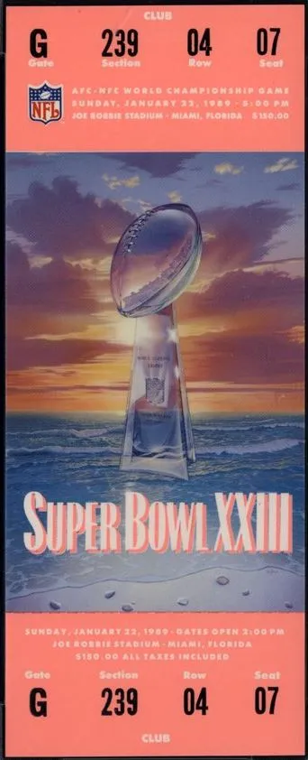 Super Bowl T          Ticket