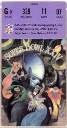Super Bowl T          Ticket