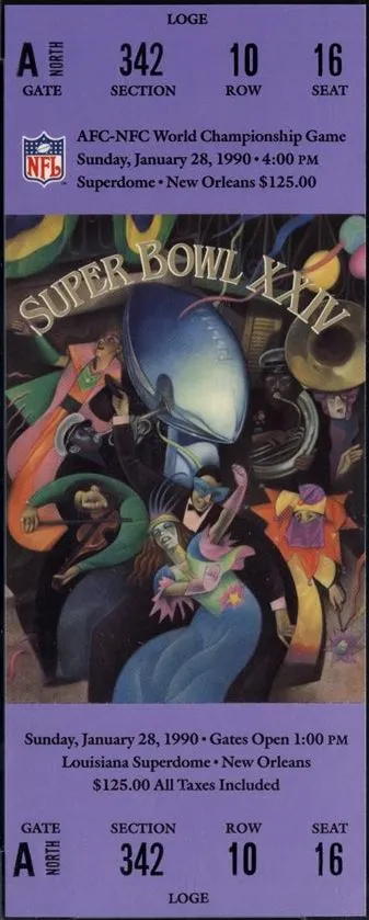 Super Bowl T          Ticket