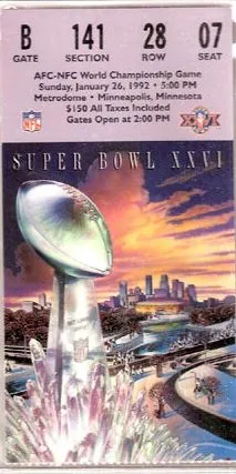 Super Bowl T          Ticket