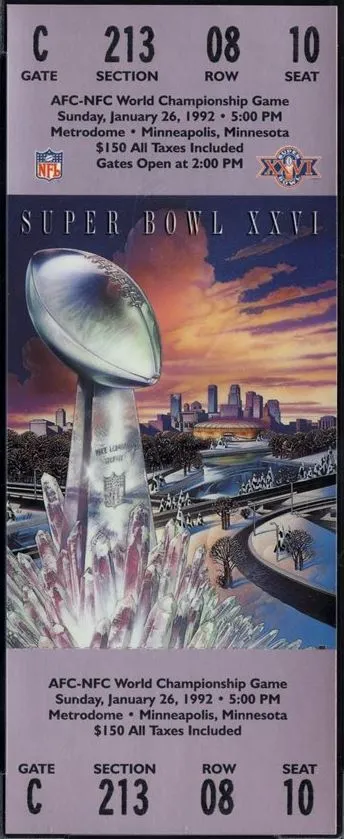 Super Bowl T          Ticket
