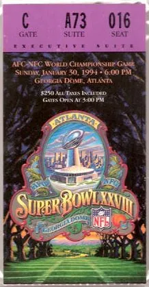 Super Bowl T          Ticket